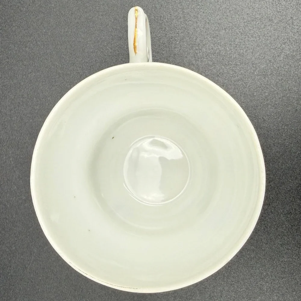 Vintage Tea Cup and Saucer Set Yellow Floral Porcelain Made Japan‎ Chrysanthemum